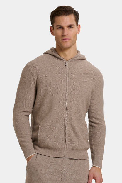 DER FARO HOODIE MIT DURCHGEHENDEM REISSVERSCHLUSS