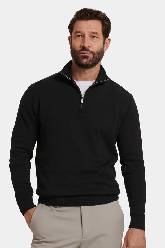IL MAGLIONE SANTONI QUARTER ZIP