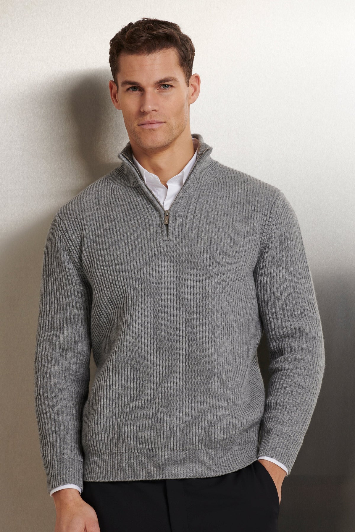 MAGLIONE VICO CON MEZZA CERNIERA