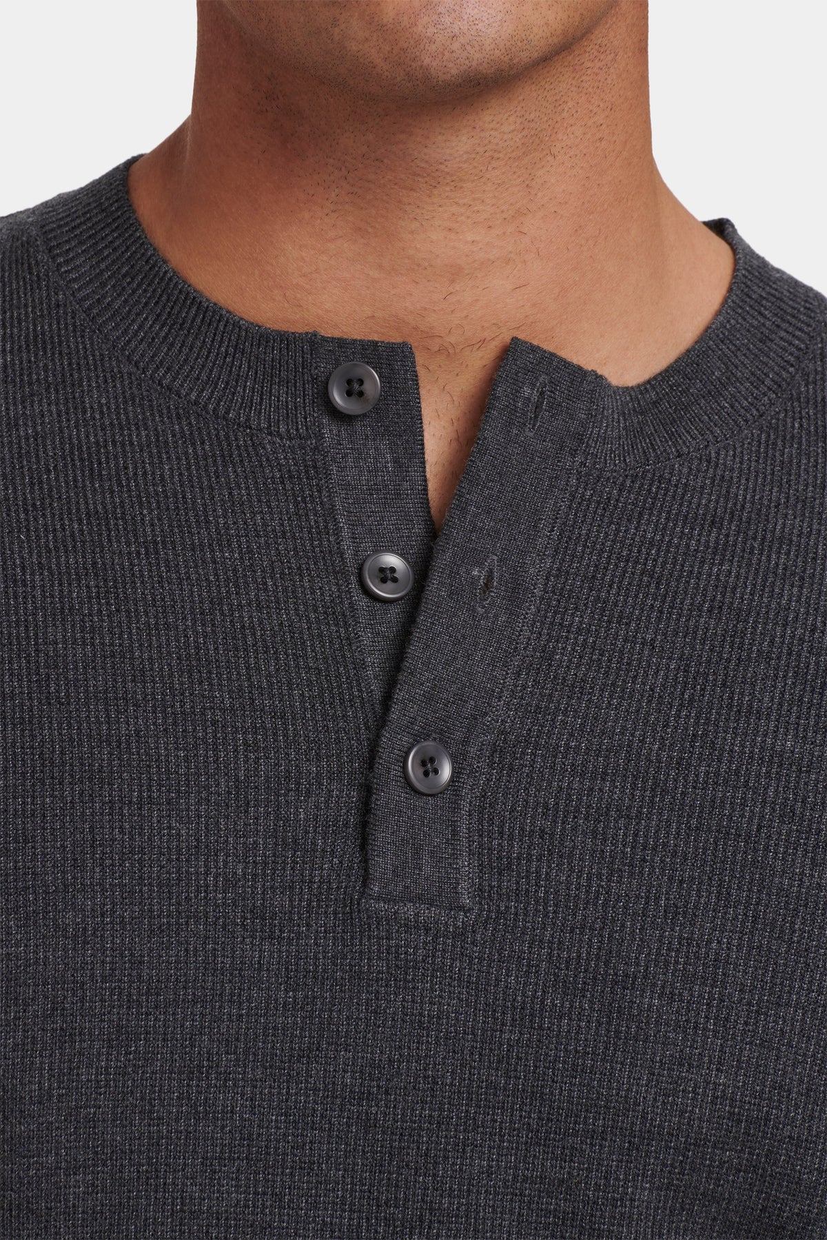 THE BARNA HENLEY SWEATER