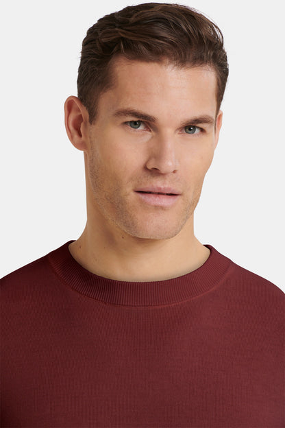 DER SANTONI RUNDHALSPULLOVER