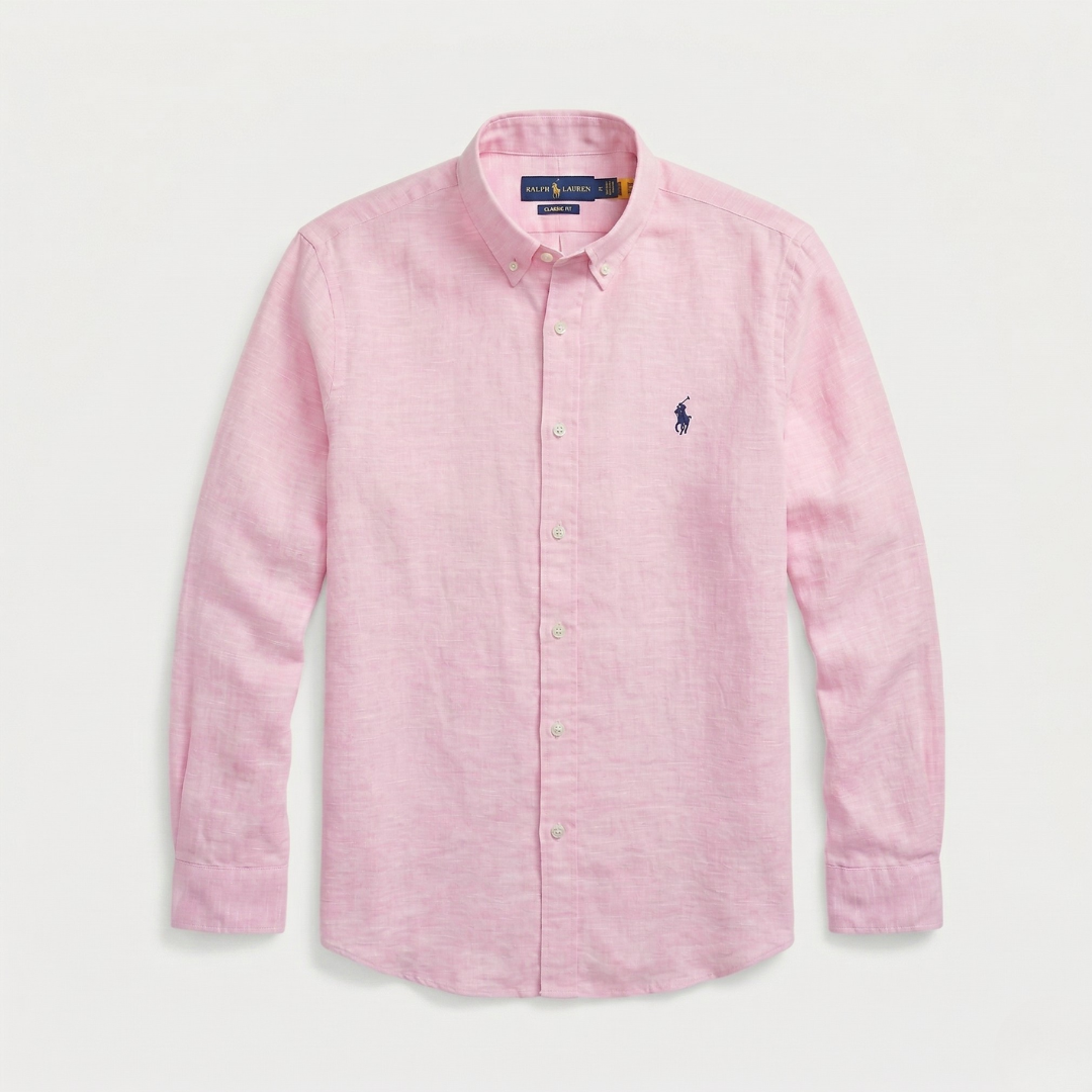 Camicia classica RL in lino
