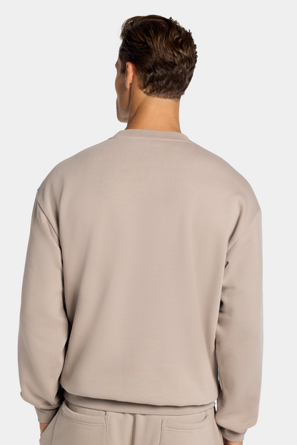 DER MILAN OVERSIZED RUNDHALSPULLOVER