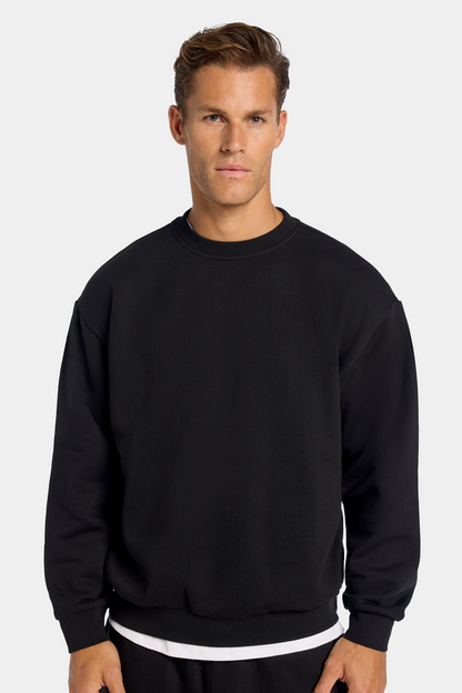 DER MILAN OVERSIZED RUNDHALSPULLOVER