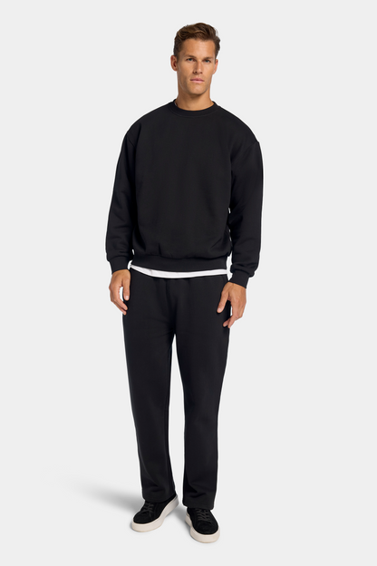 DER MILAN OVERSIZED RUNDHALSPULLOVER