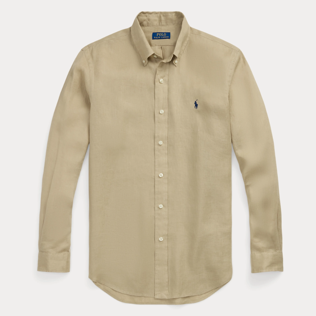 Camicia classica RL in lino
