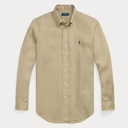 Camicia classica RL in lino