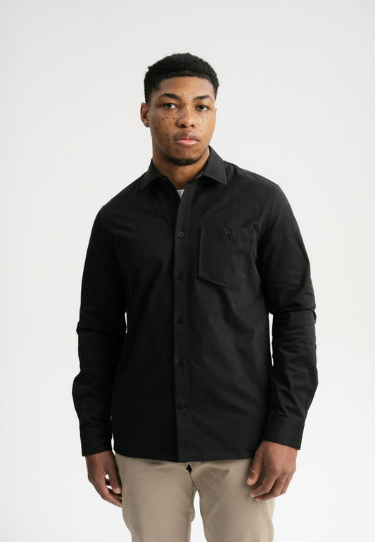 Camicia in twill modello ASHUTOSH