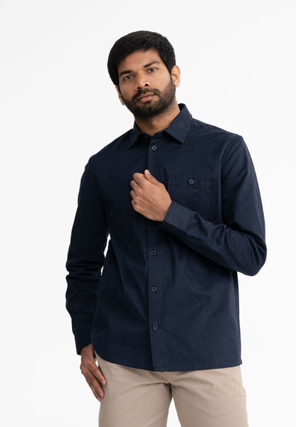 Camisa de sarga estilo ASHUTOSH