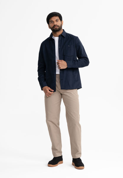 Camisa de sarga estilo ASHUTOSH