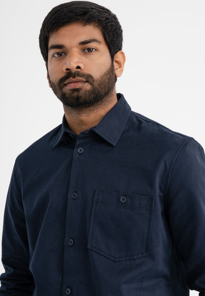 Camisa de sarga estilo ASHUTOSH