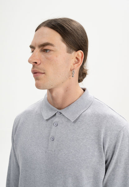 Langarm Strick Poloshirt Style HARISH