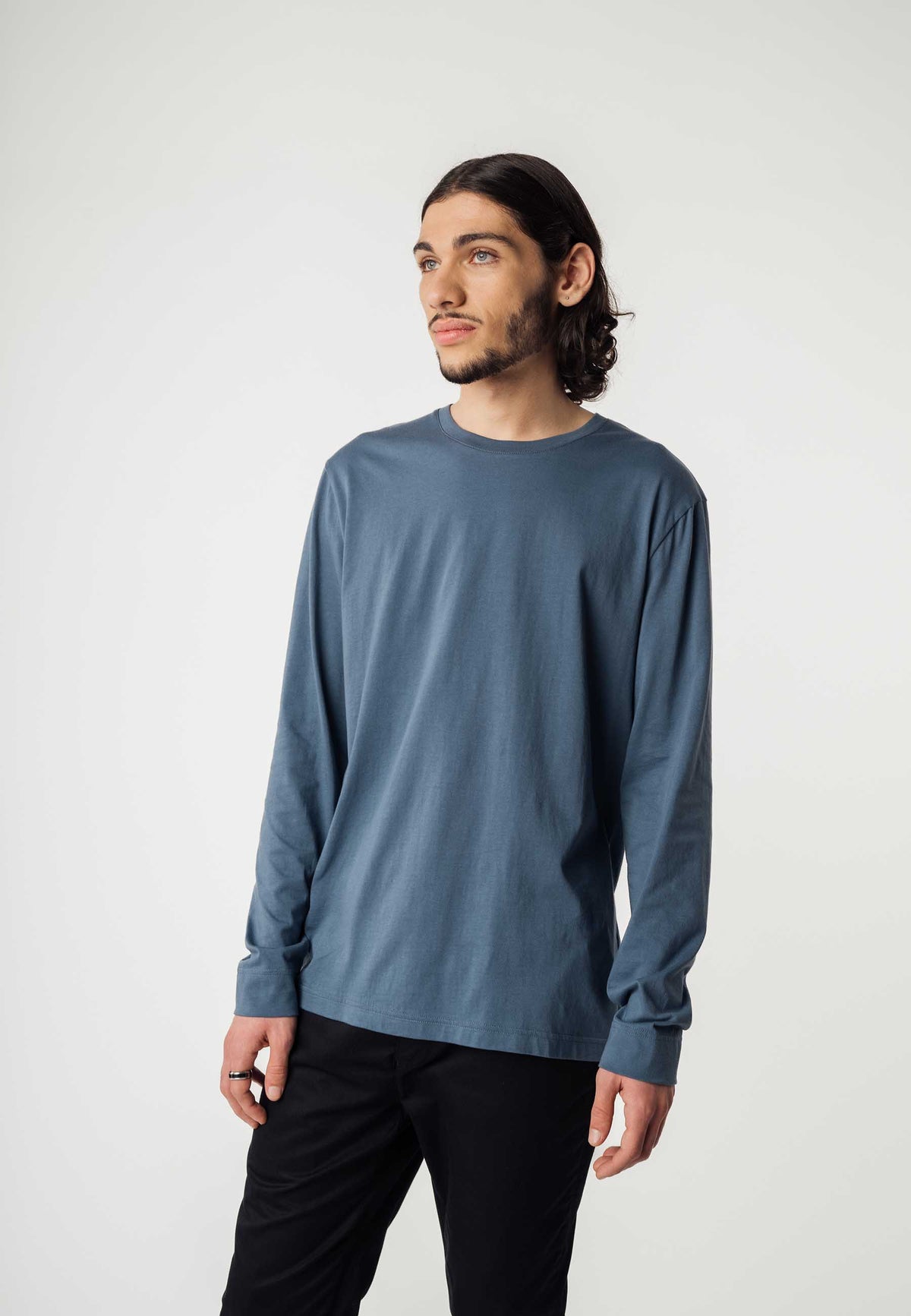 Basic Langarmshirt Style JERIN