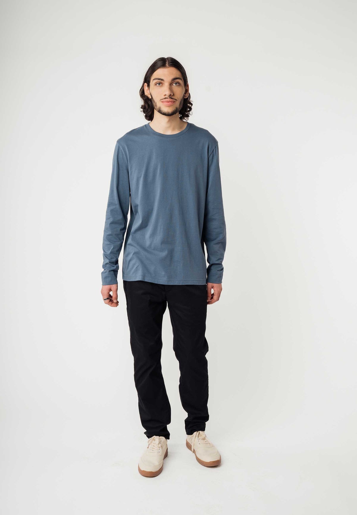 Basic Langarmshirt Style JERIN