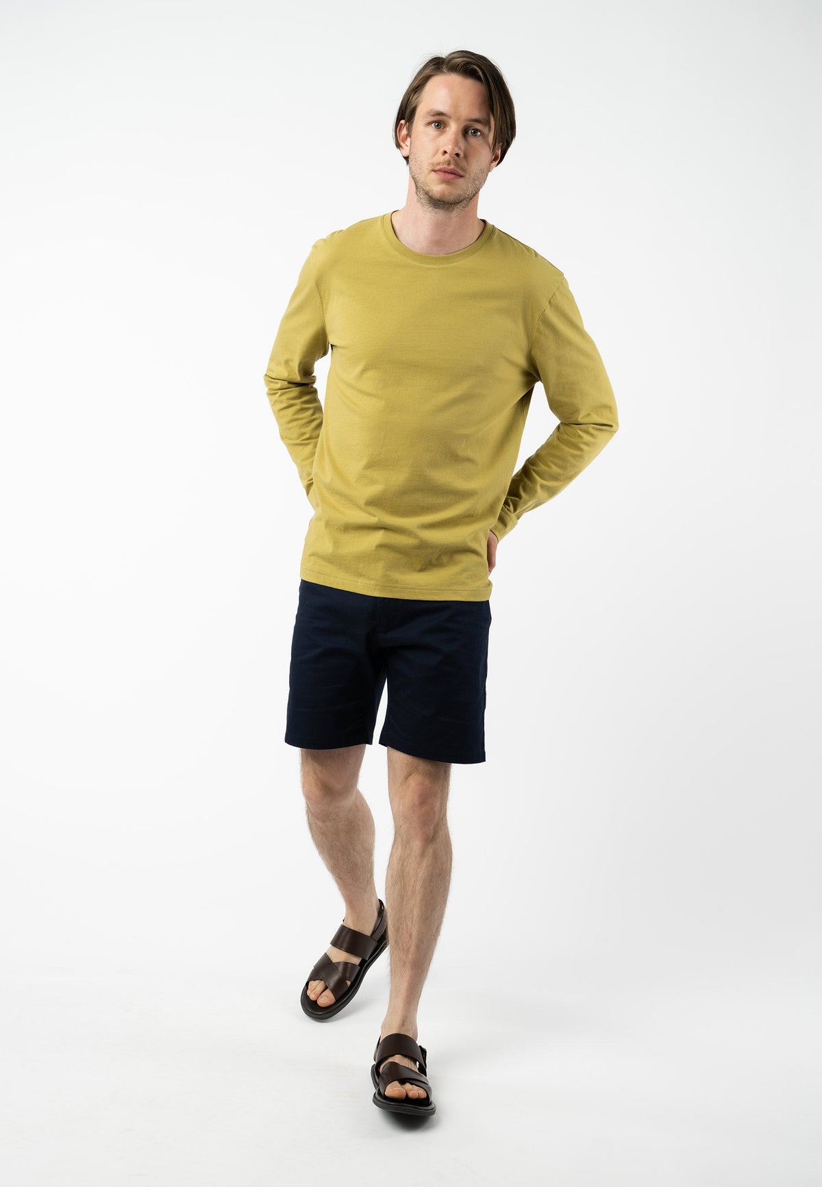 Basic Langarmshirt Style JERIN