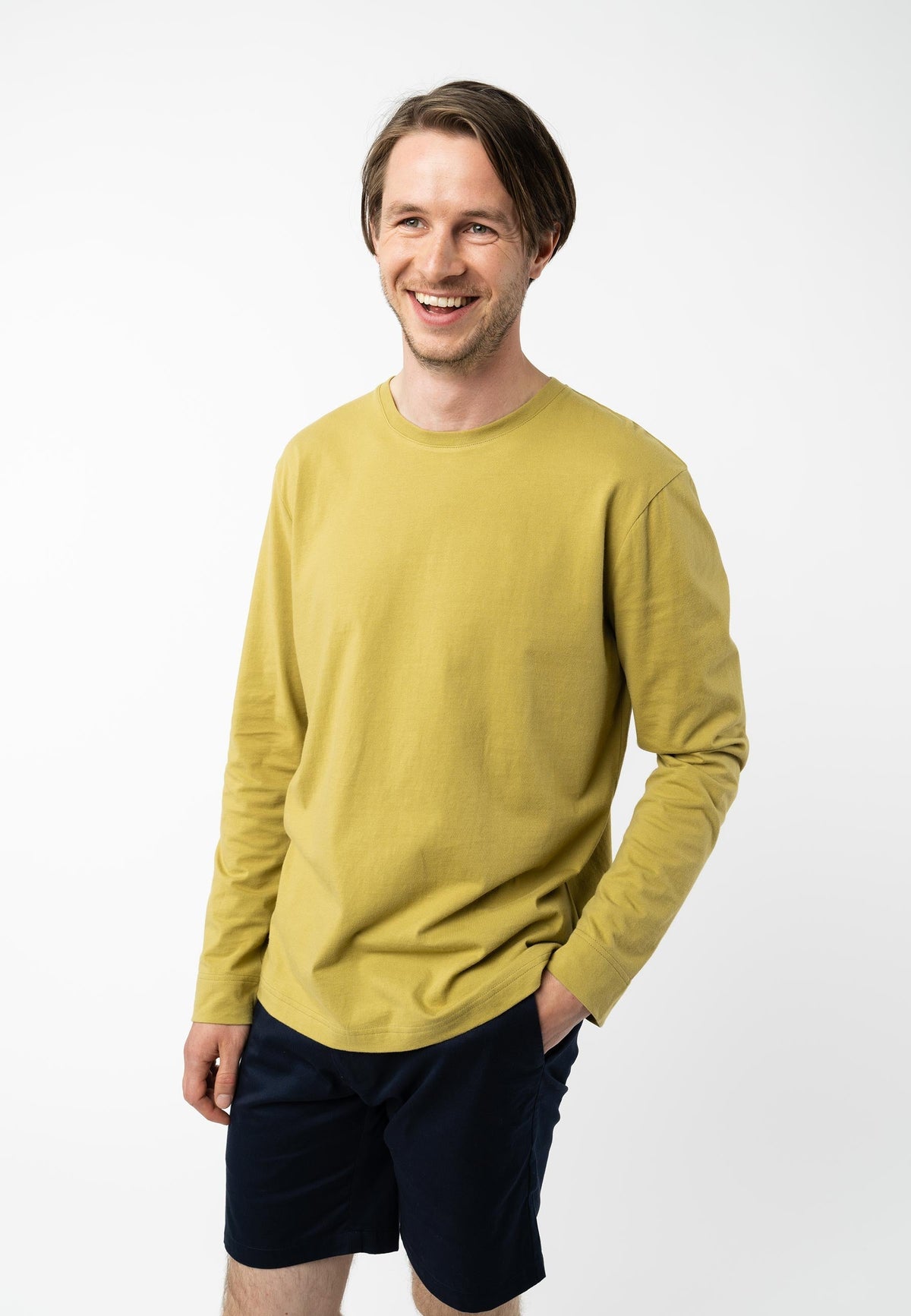 Basic Langarmshirt Style JERIN