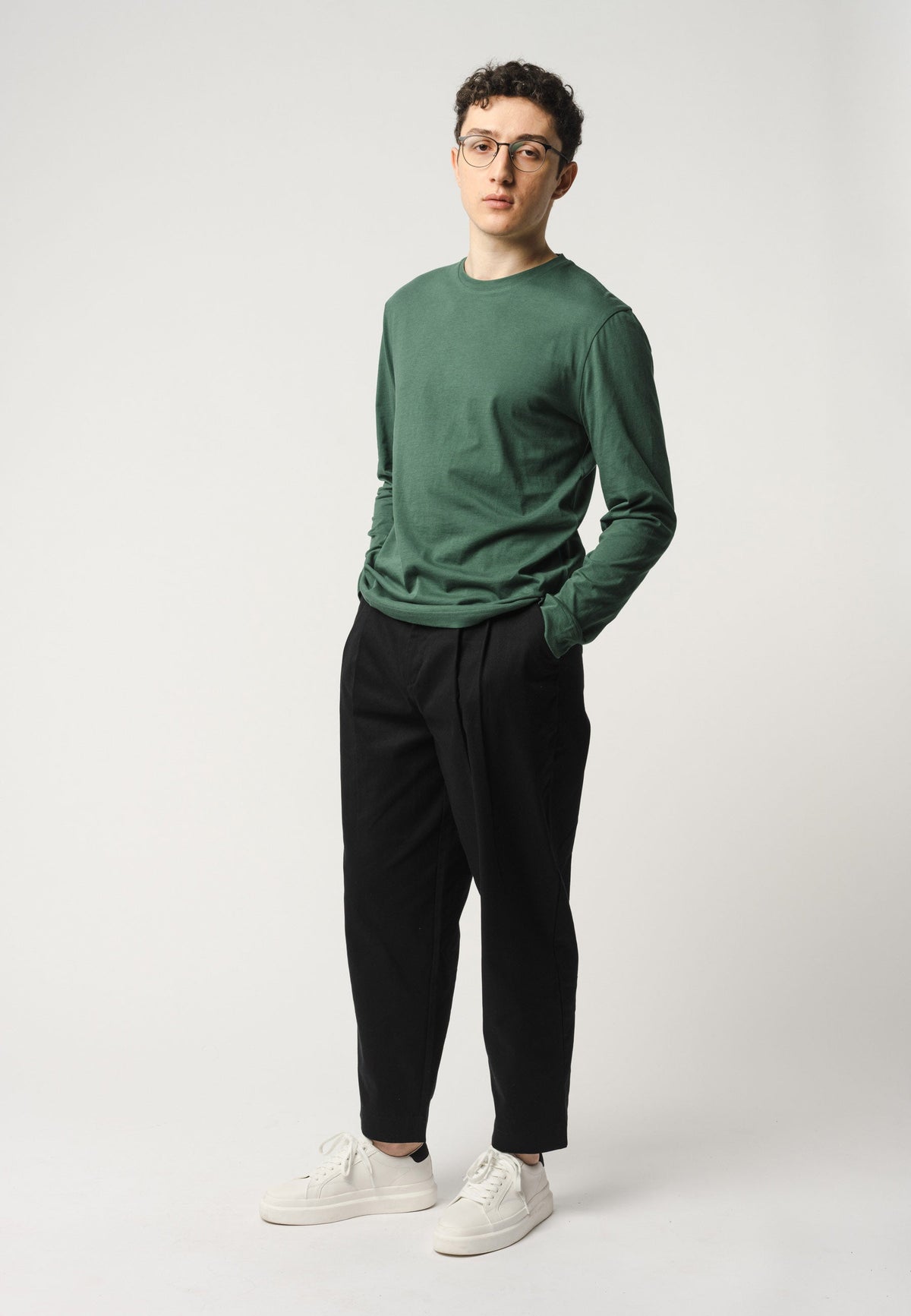 Basic Langarmshirt Style JERIN