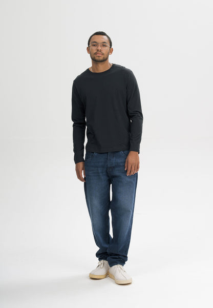 Basic Langarmshirt Style JERIN