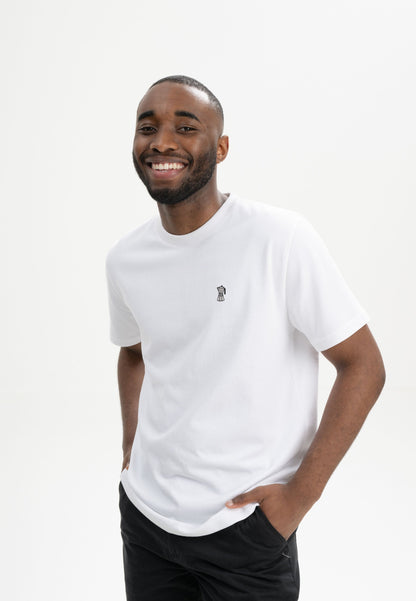 Camiseta gruesa estilo PRAVIN con bordado
