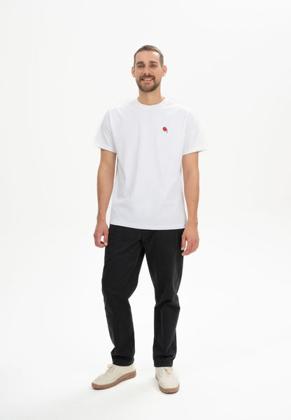 Camiseta gruesa estilo PRAVIN con bordado