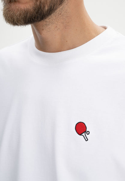 Camiseta gruesa estilo PRAVIN con bordado