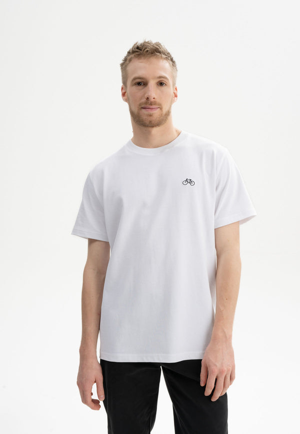 Camiseta gruesa estilo PRAVIN con bordado