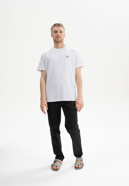 Camiseta gruesa estilo PRAVIN con bordado