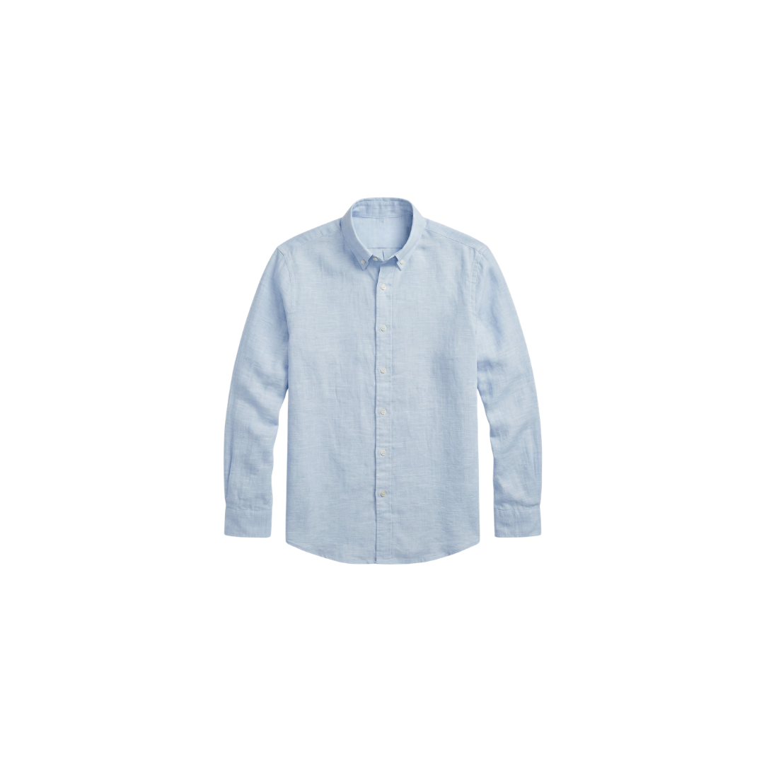 Classic RL Linen Shirt - Light Blue