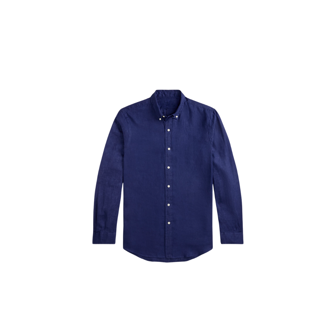 Classic RL Linen Shirt - Navy