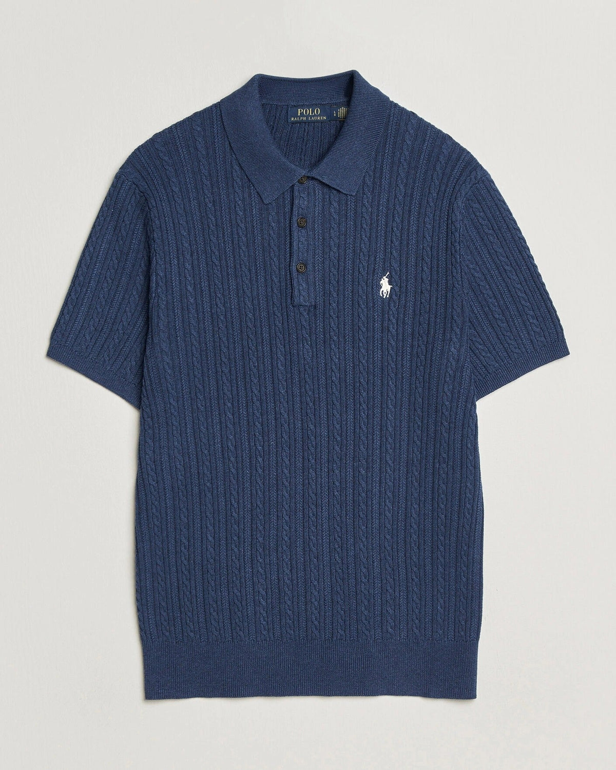Rustic Heathered Cotton Polo Shirt